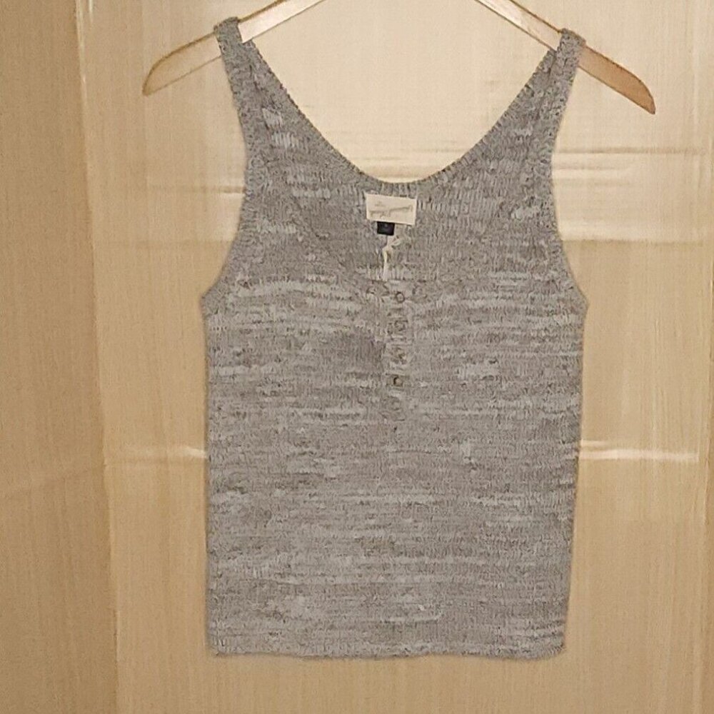Universal Thread New Black White Heathered Sleeveless Sweater Medium